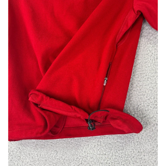 Antigua Mens Fleece Pullover L Red Quarter Zip Boston Red Sox - Picture 7 of 16